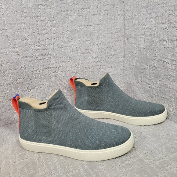 ROTHY'S The Chelsea Women's Size US 9 Melange Gray Round Toe Pull On Ankle Boots - Picture 5 of 10